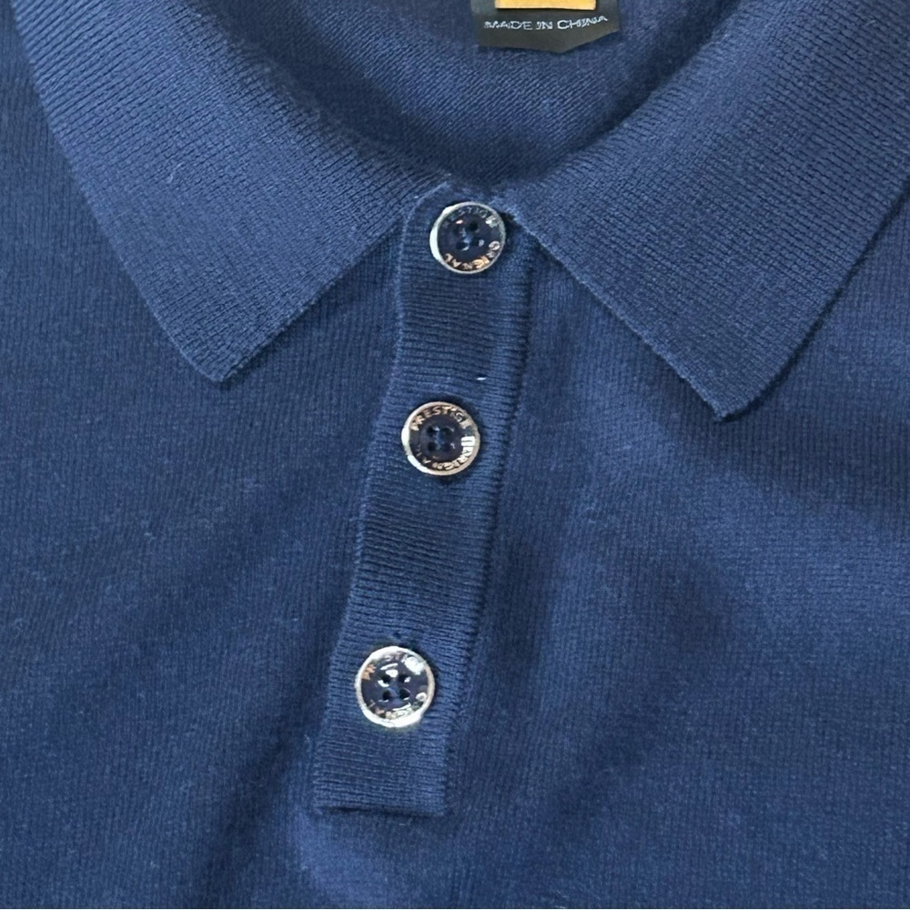 VTG Prestige Original SW-390 Men’s Pullover Sweater Wool Viscose Blend XL Blue - Picture 9 of 10